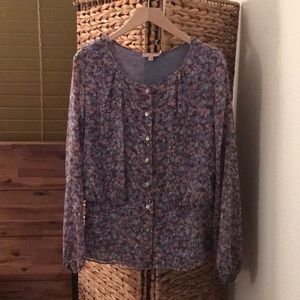 Calypso 100% silk blouse